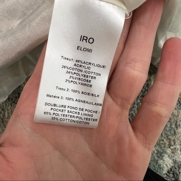 Iro Womens Elomi Zip-Front multicolor Jacket size small - Picture 14 of 16